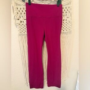 Athleta Fuchsia Elation Straight Leg Pants – Women’s Medium Workout & Casual Pan